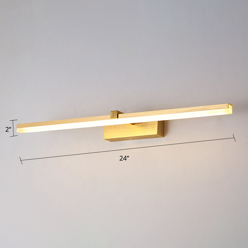 Golden Bathroom Light – Modern LED Lamp