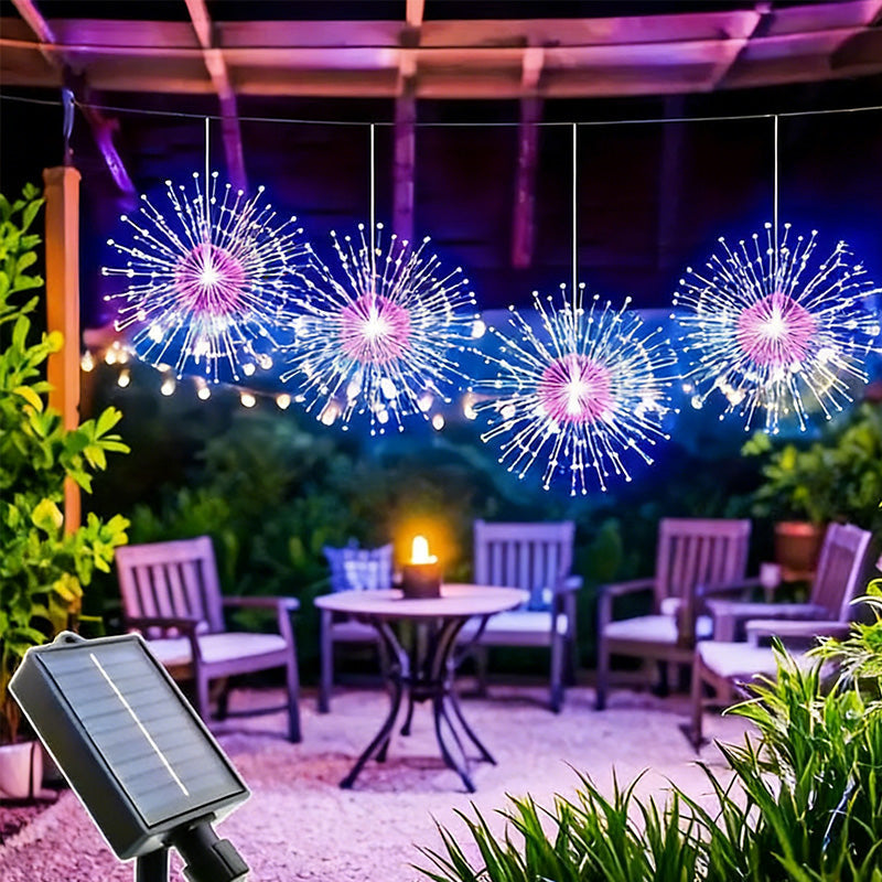 Solar Fireworks Light – LED Garden Light with Remote Control