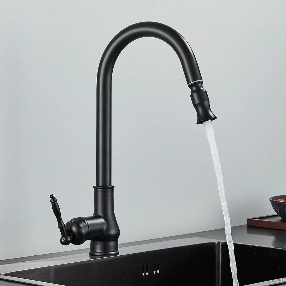 Pull-Out Kitchen Tap – Flexible Spray Head and Solid Brass Faucet