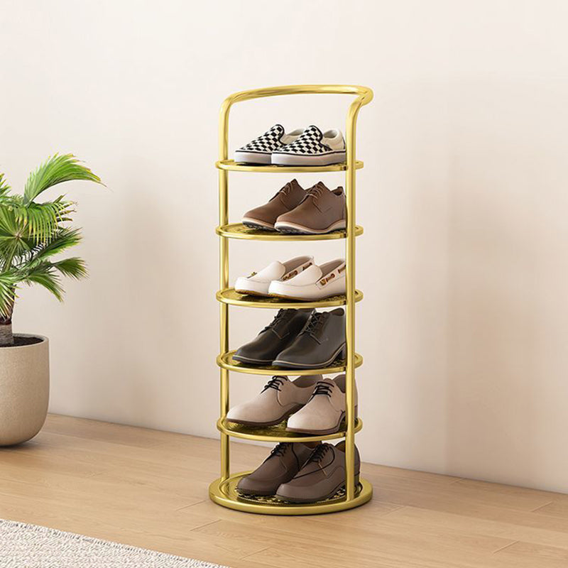Multilevel Shoe Rack – Compact Round Shoe Organizer
