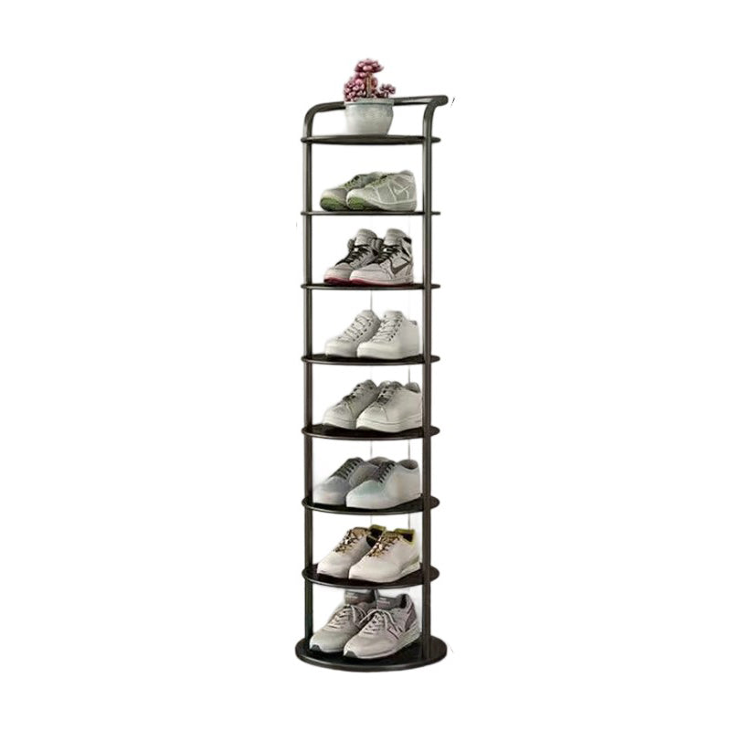 Multilevel Shoe Rack – Compact Round Shoe Organizer