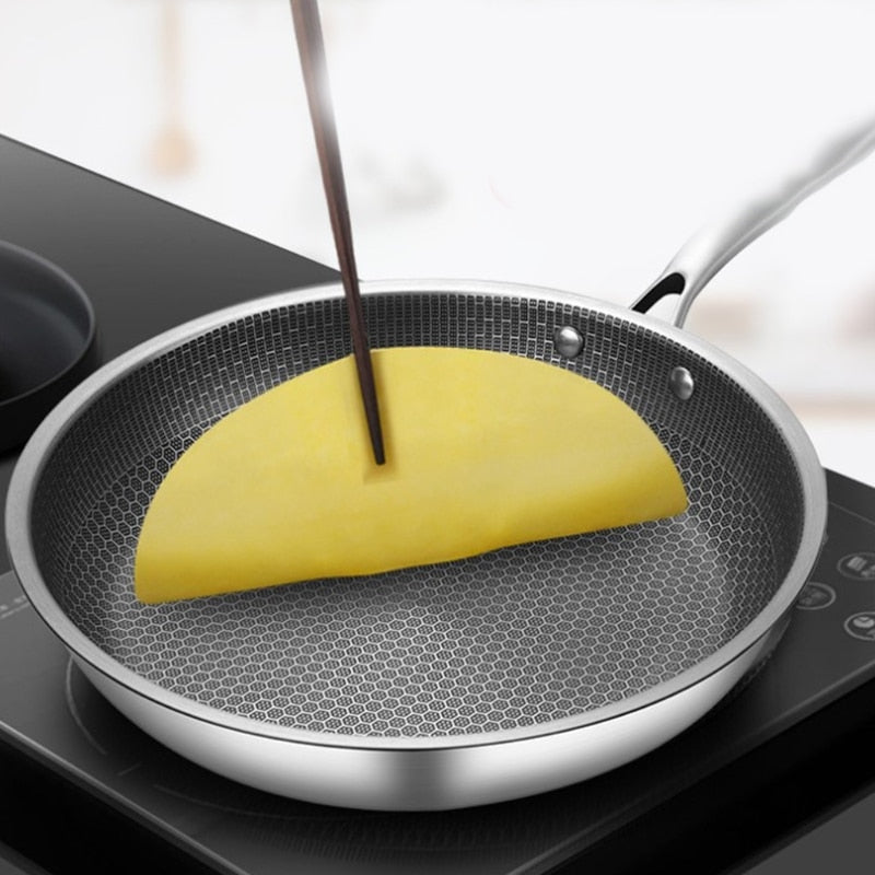 Non-Stick Frying Pan – Honeycomb Pattern Cookware