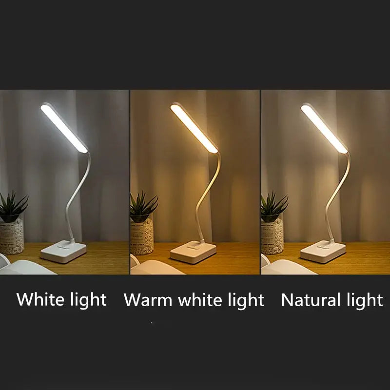 LED Table Lamp – Touch Control and USB Charging