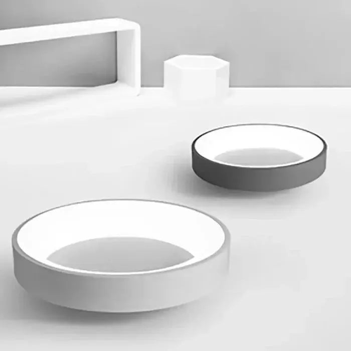 Round LED Ceiling Light – Minimalist Scandinavian Design, Warm White