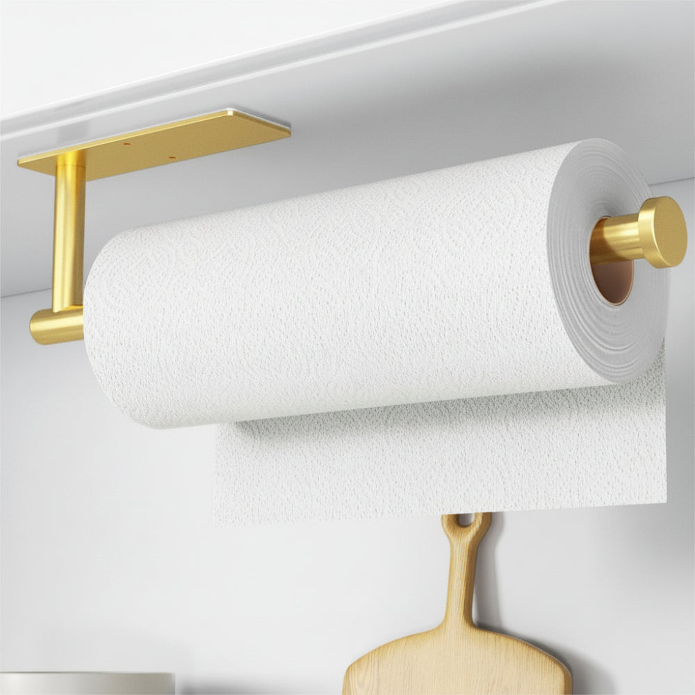 Under Cabinet Paper Towel Holder – Space-Saving Kitchen Organizer