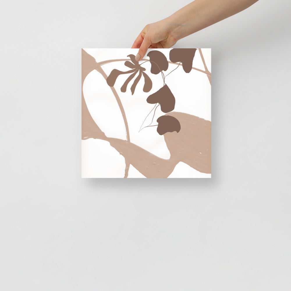 Tropical Botanical Wall Art – Modern Leaf Print