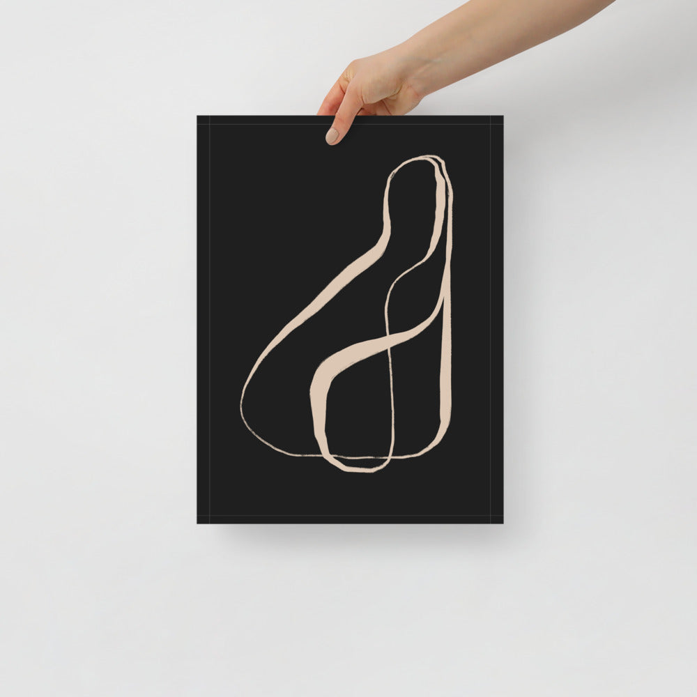Minimalist Typography Wall Art – Modern Calligraphy Print