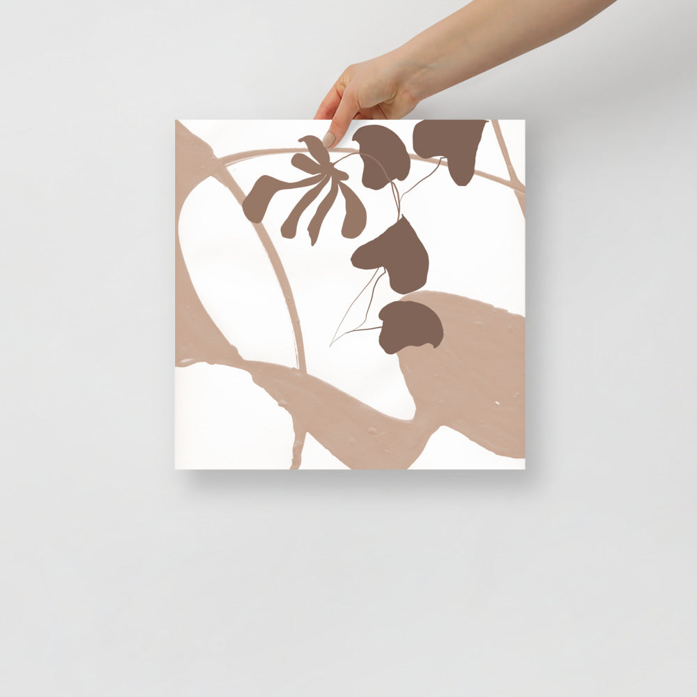 Tropical Botanical Wall Art – Modern Leaf Print