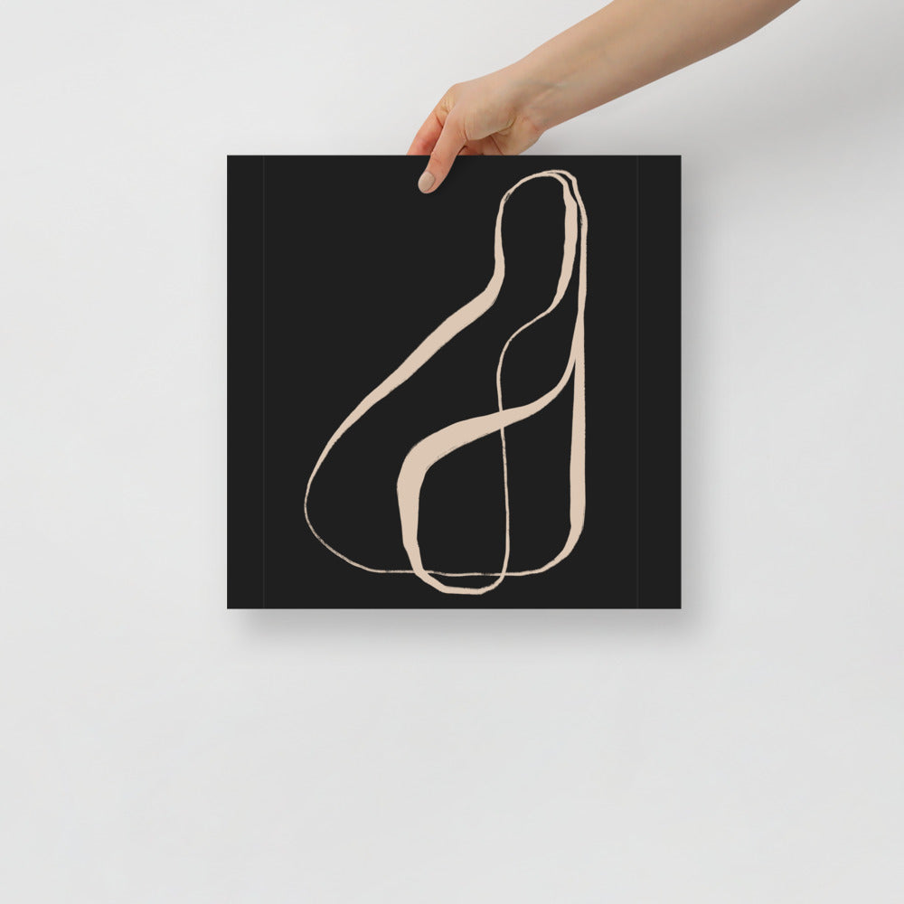Minimalist Typography Wall Art – Modern Calligraphy Print