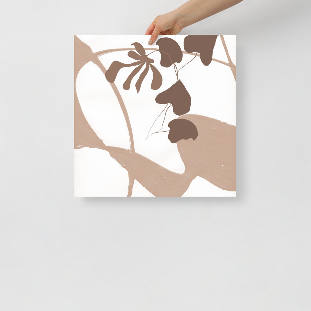 Tropical Botanical Wall Art – Modern Leaf Print