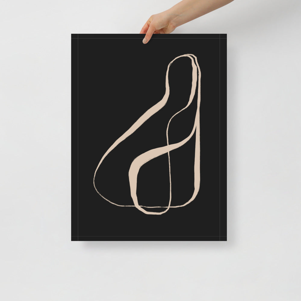 Minimalist Typography Wall Art – Modern Calligraphy Print