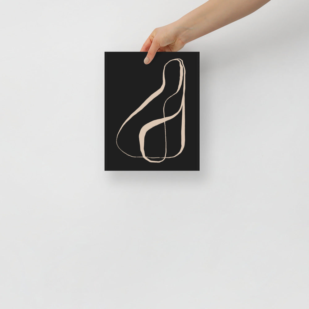 Minimalist Typography Wall Art – Modern Calligraphy Print