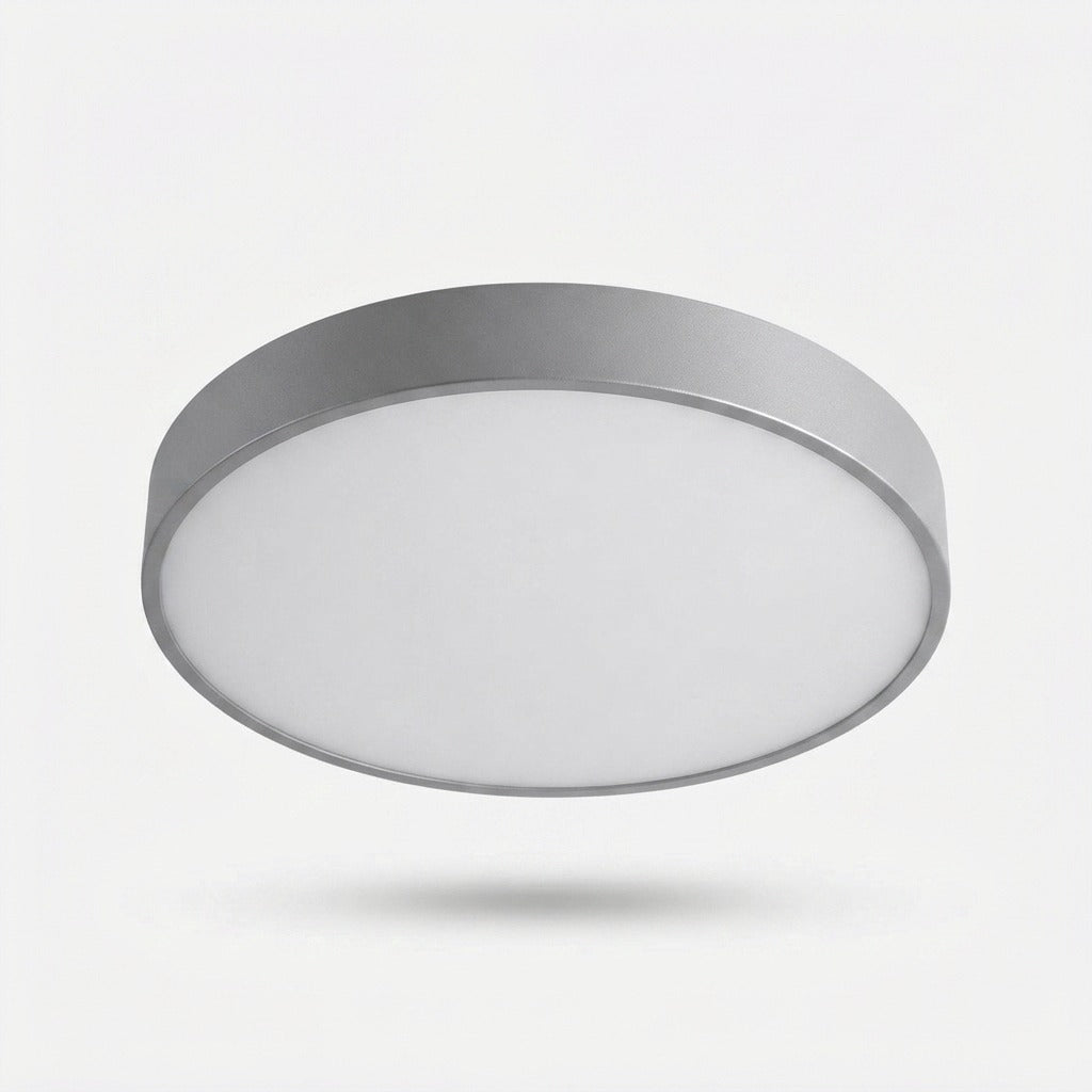 Round LED Ceiling Light – Minimalist Scandinavian Design, Warm White