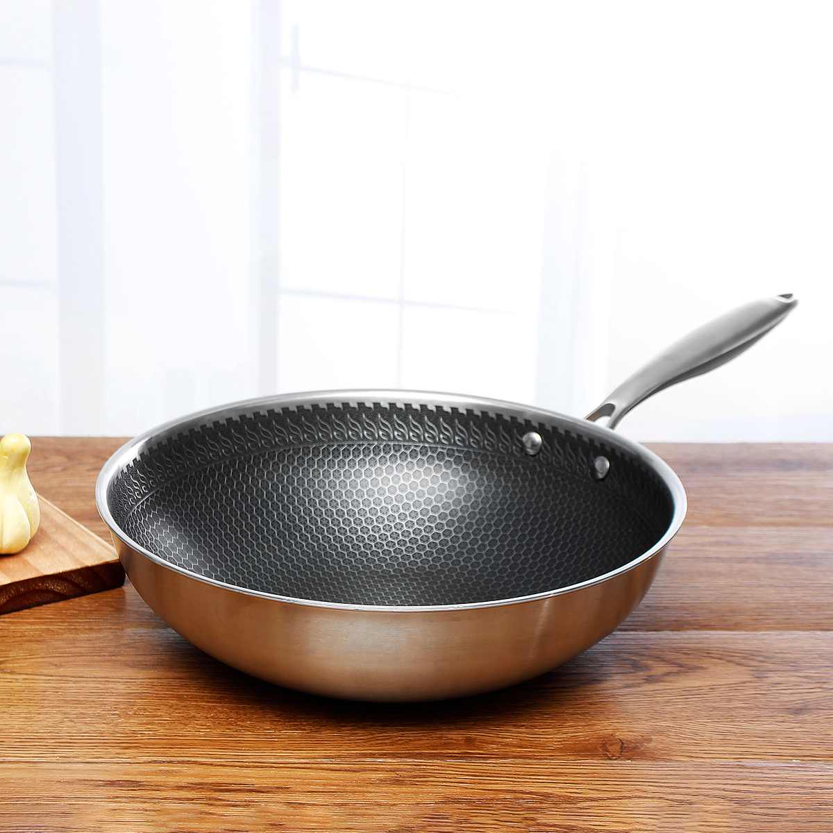 Non-Stick Frying Pan – Honeycomb Pattern Cookware
