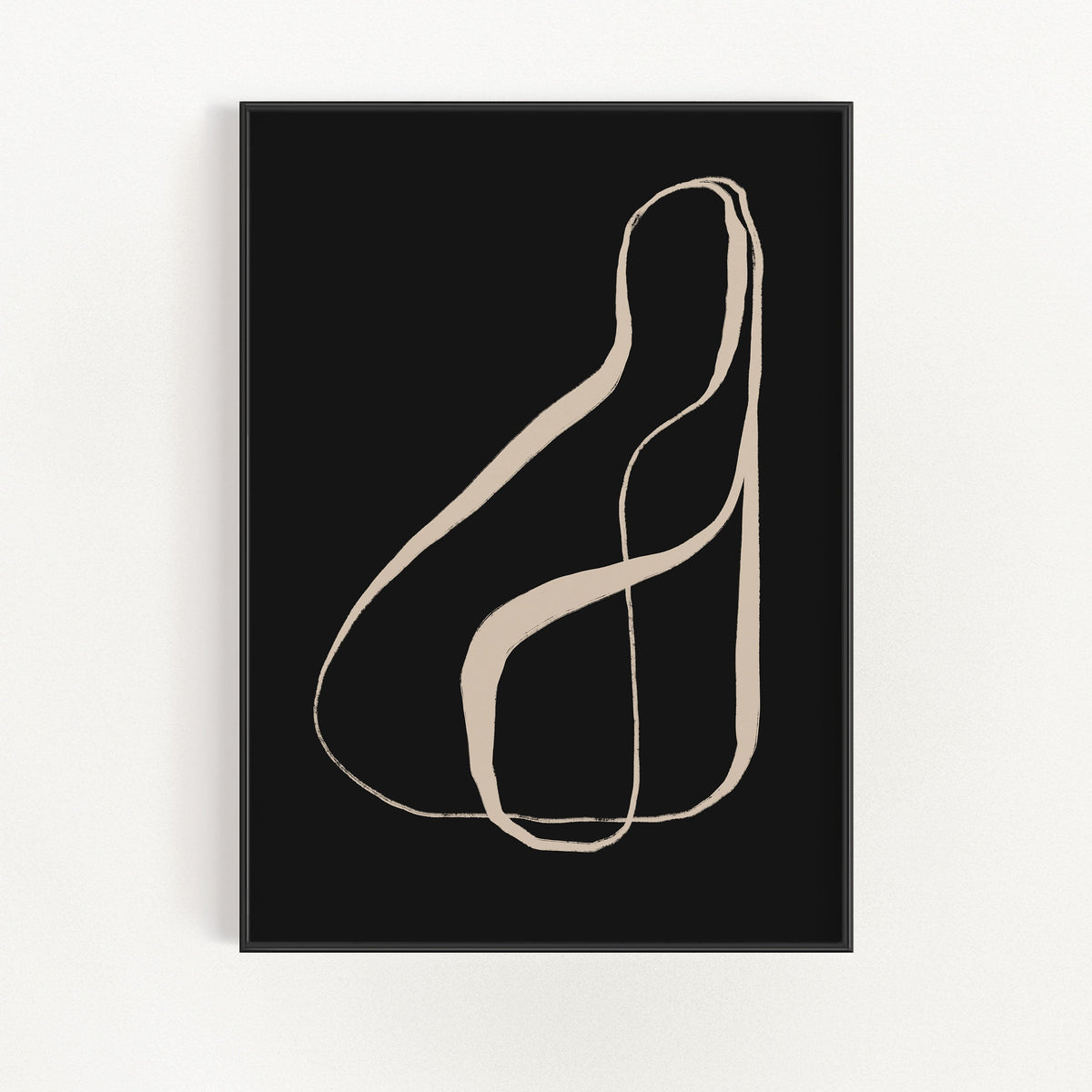Minimalist Typography Wall Art – Modern Calligraphy Print