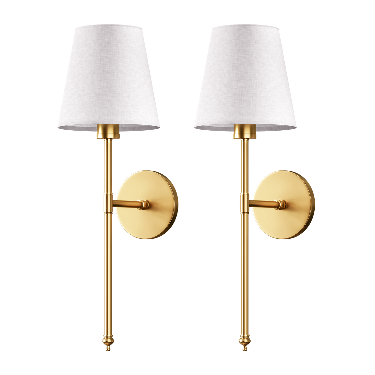 Battery-Powered Wall Lamp – Remote Control, No Drilling Required