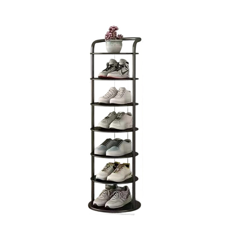 Multilevel Shoe Rack – Compact Round Shoe Organizer