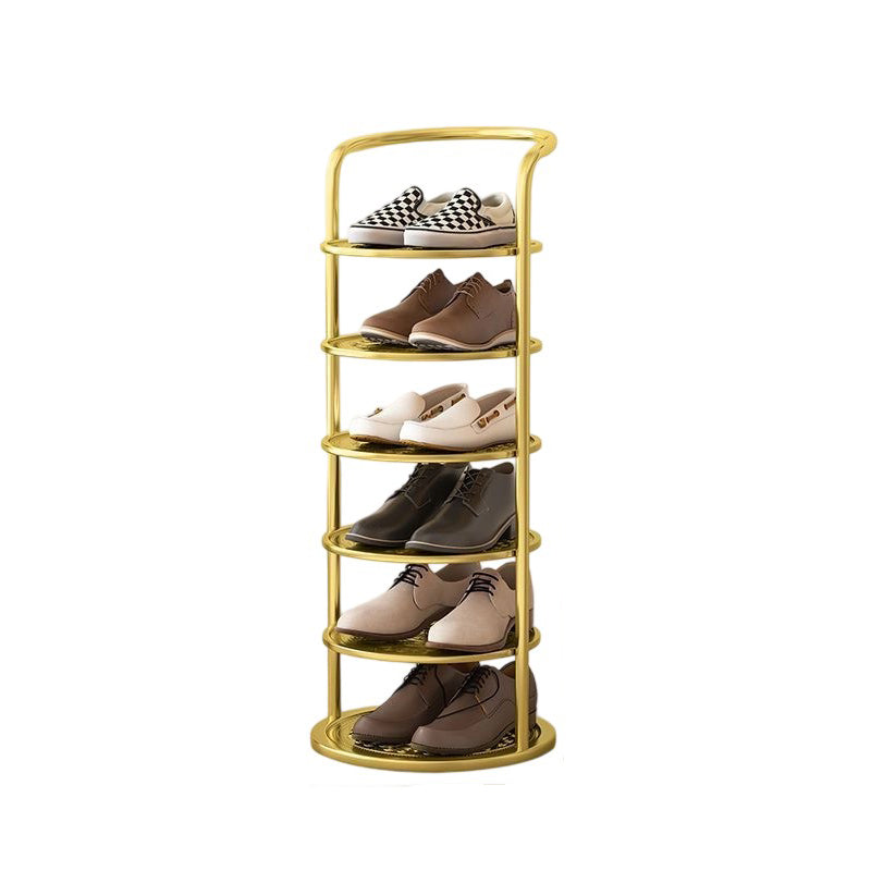 Multilevel Shoe Rack – Compact Round Shoe Organizer