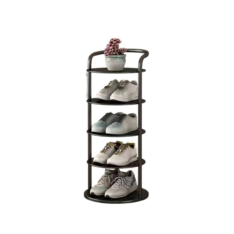 Multilevel Shoe Rack – Compact Round Shoe Organizer