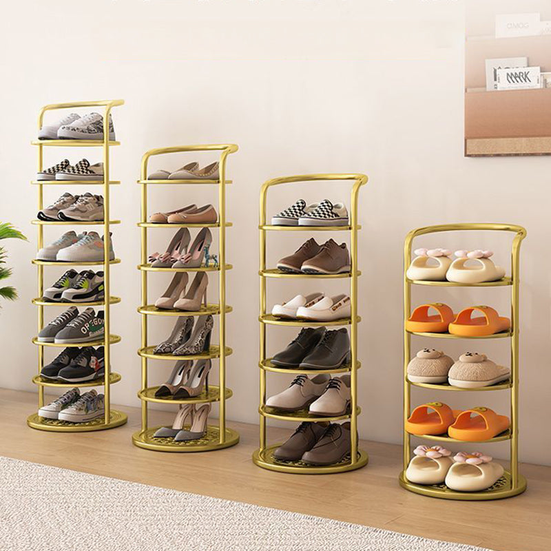 Multilevel Shoe Rack – Compact Round Shoe Organizer