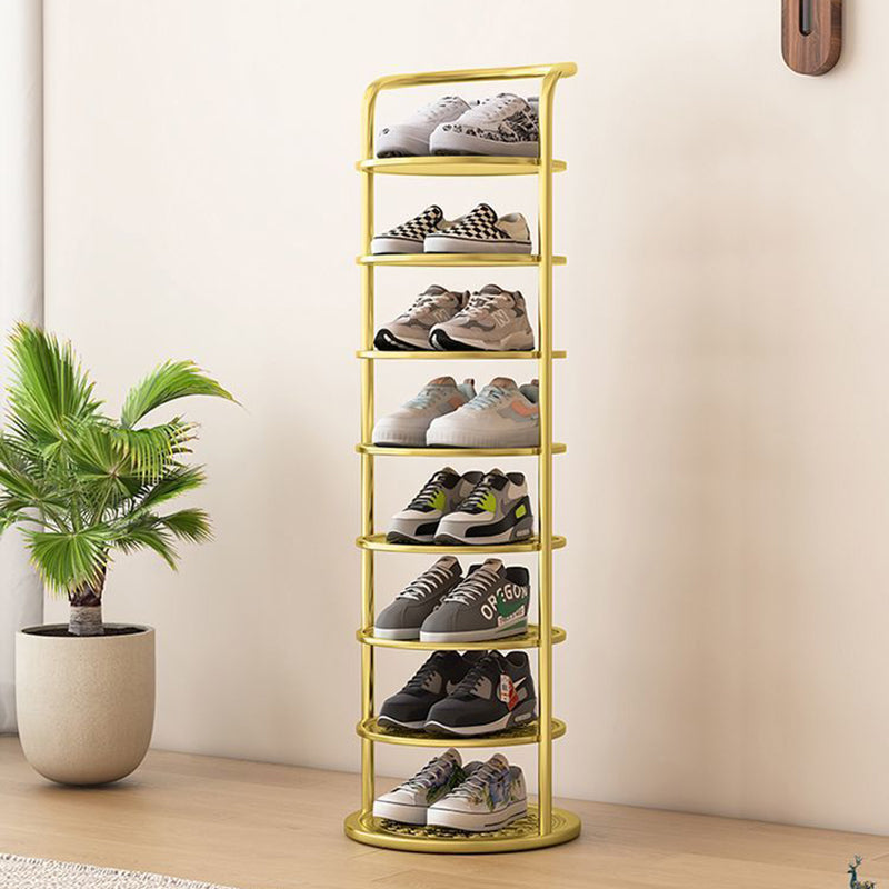 Multilevel Shoe Rack – Compact Round Shoe Organizer