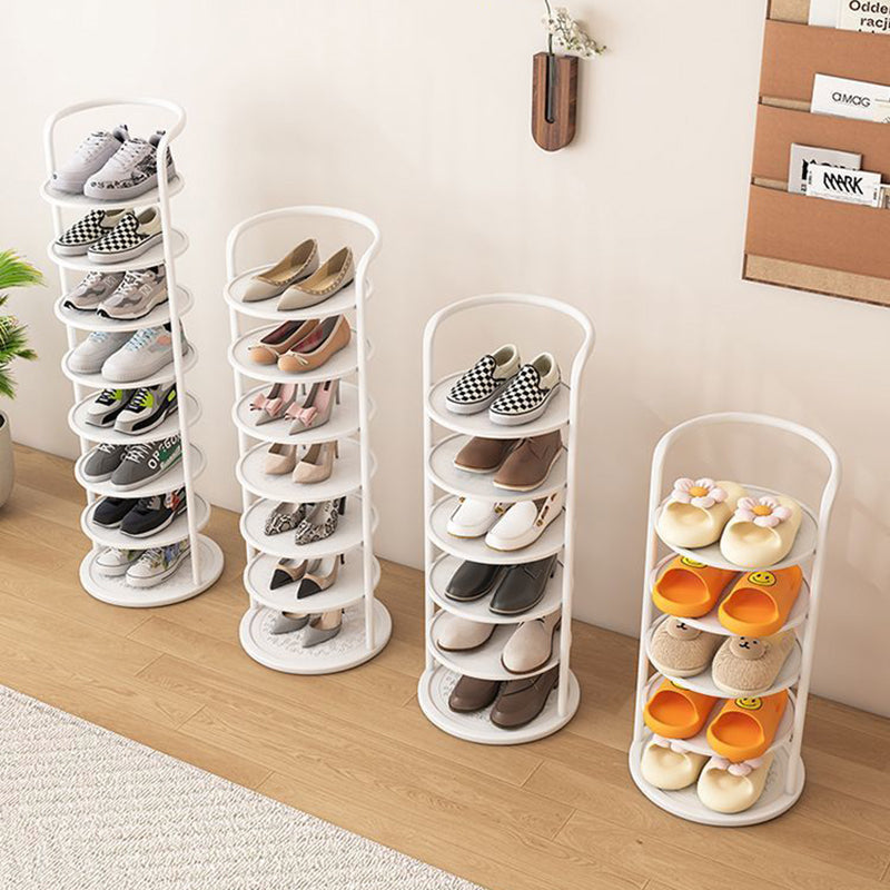 Multilevel Shoe Rack – Compact Round Shoe Organizer