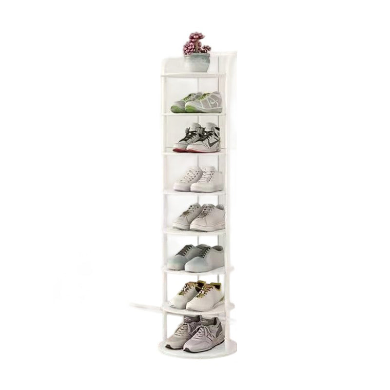Multilevel Shoe Rack – Compact Round Shoe Organizer