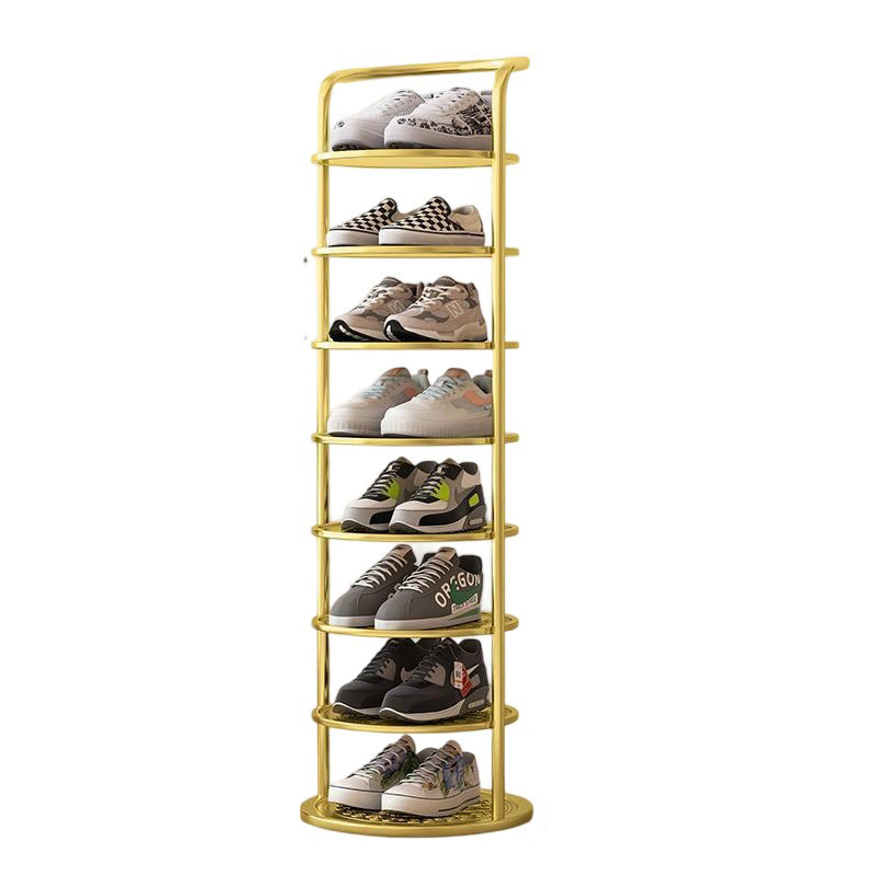 Multilevel Shoe Rack – Compact Round Shoe Organizer