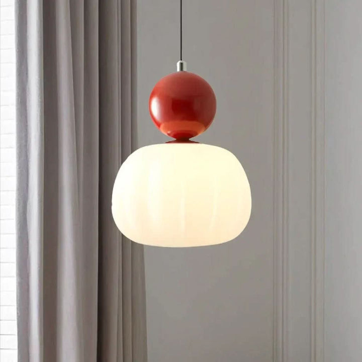 Opal Glass Pendant Light – E27 Ceiling Lamp, 4 Colours