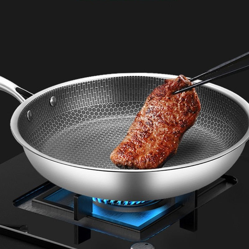 Non-Stick Frying Pan – Honeycomb Pattern Cookware