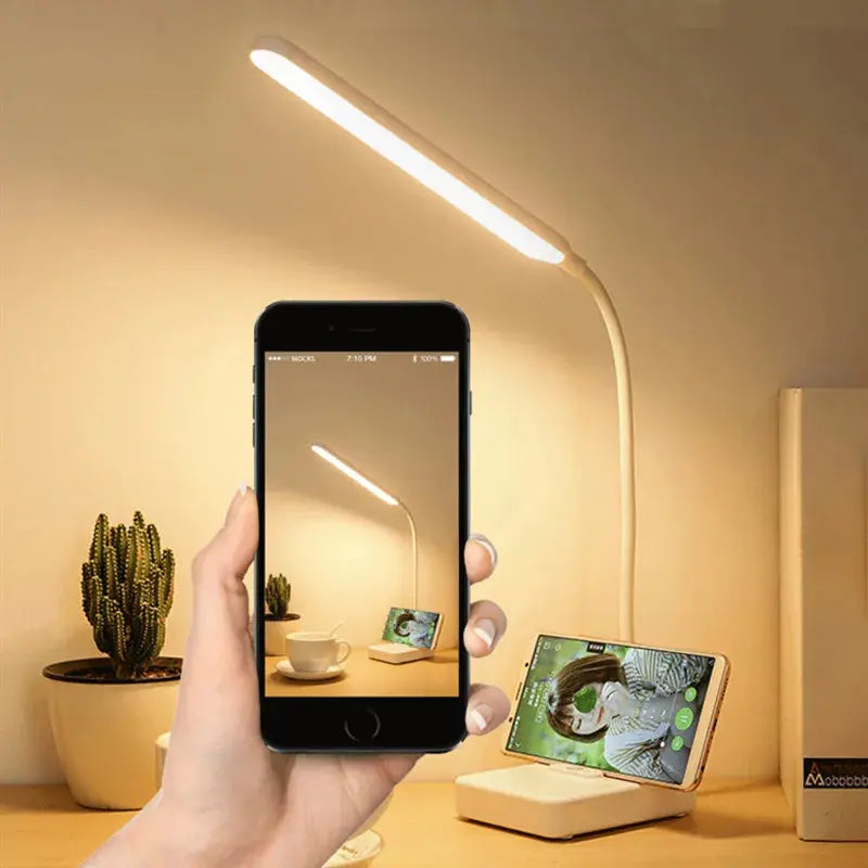 LED Table Lamp – Touch Control and USB Charging
