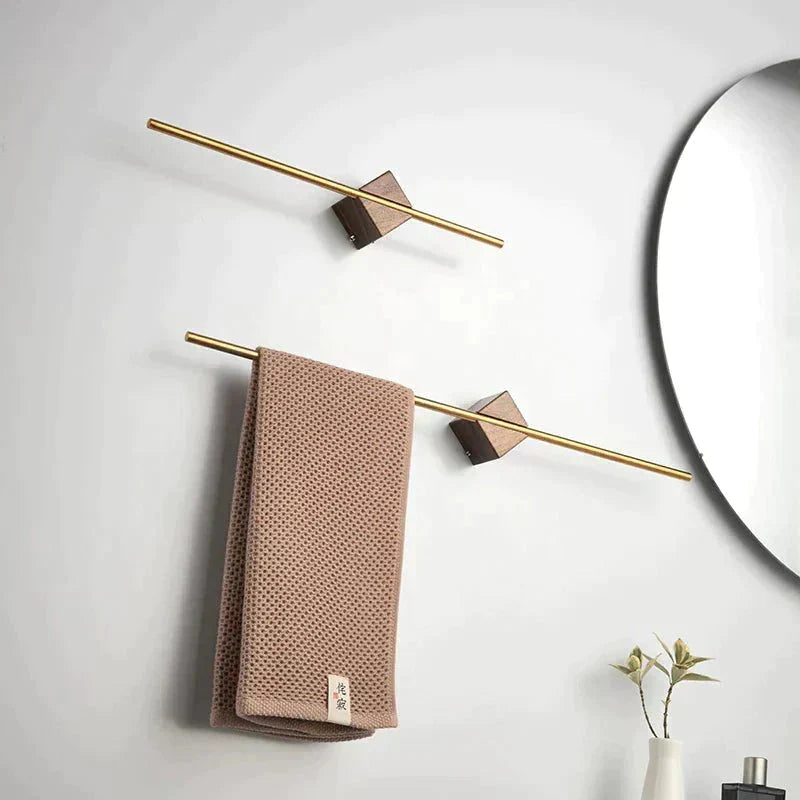 Luxury Bath Towel Holder – Modern Bathroom Towel Rack