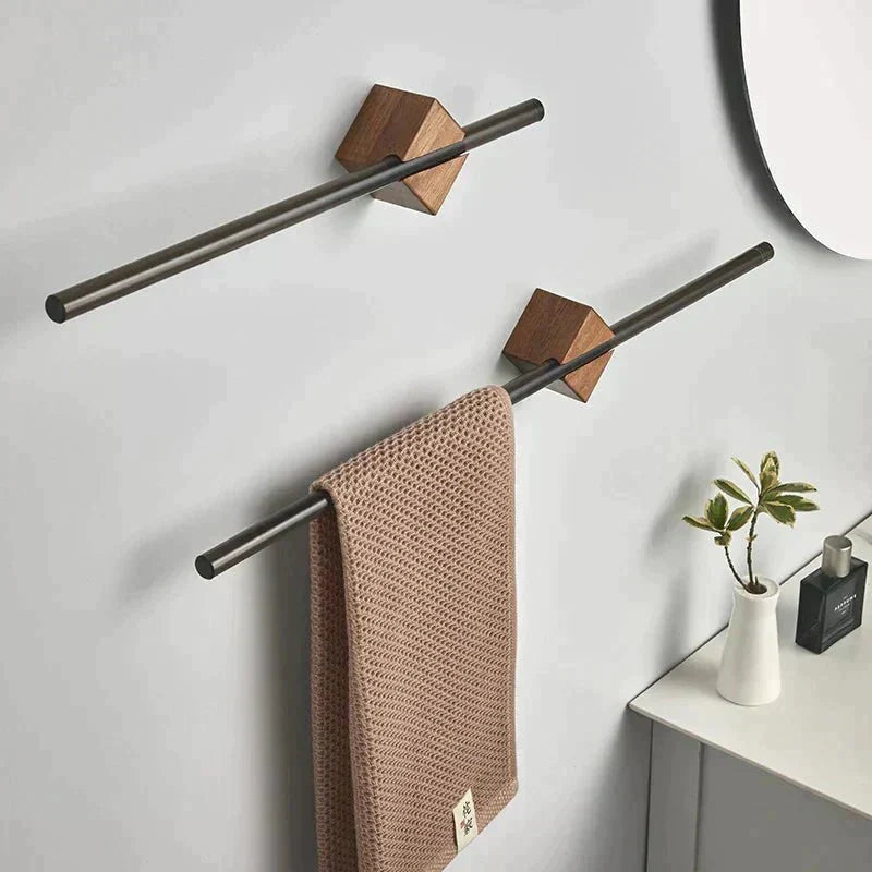 Luxury Bath Towel Holder – Modern Bathroom Towel Rack