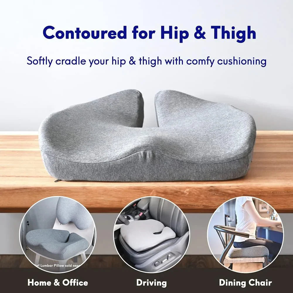 Memory Foam Seat Cushion – Tailbone Support Cushion