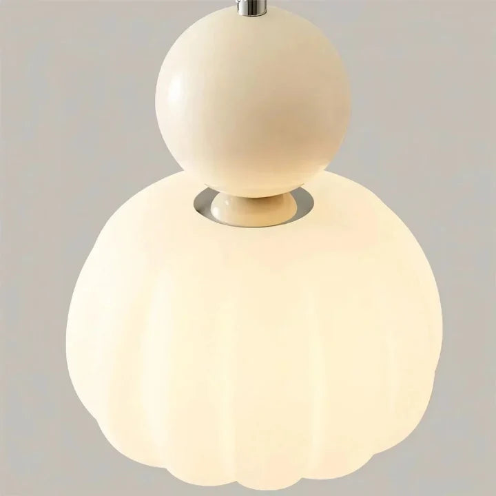 Opal Glass Pendant Light – E27 Ceiling Lamp, 4 Colours