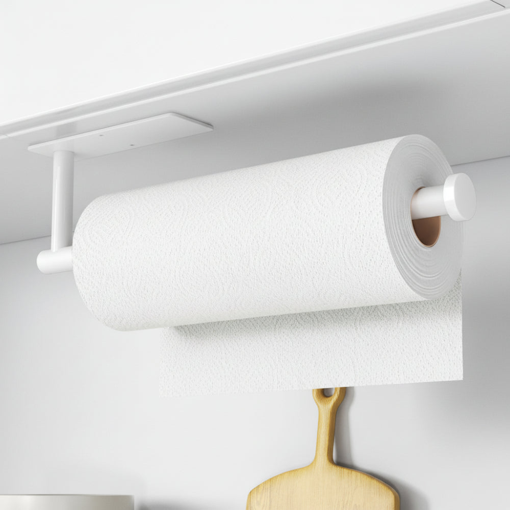 Under Cabinet Paper Towel Holder – Space-Saving Kitchen Organizer