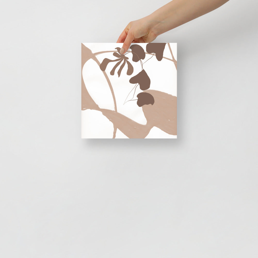Tropical Botanical Wall Art – Modern Leaf Print