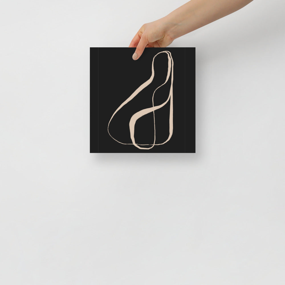 Minimalist Typography Wall Art – Modern Calligraphy Print