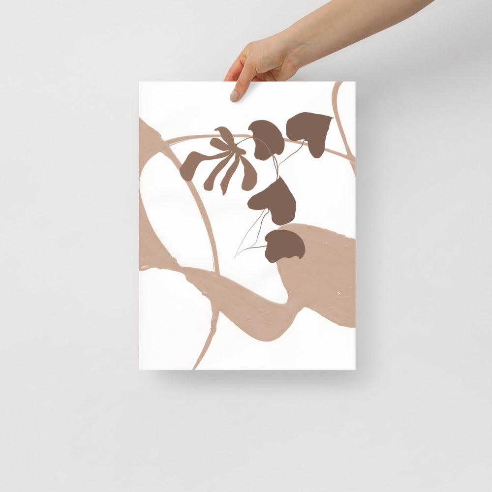 Tropical Botanical Wall Art – Modern Leaf Print