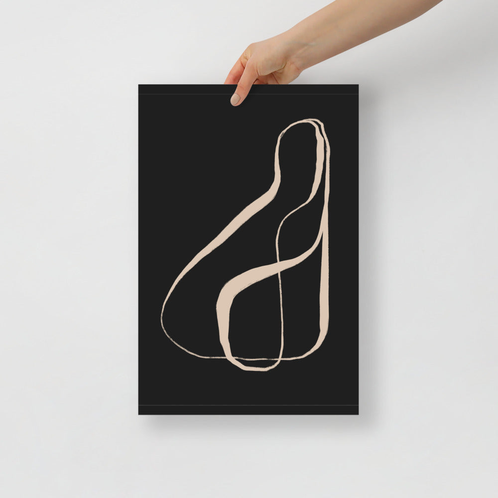 Minimalist Typography Wall Art – Modern Calligraphy Print