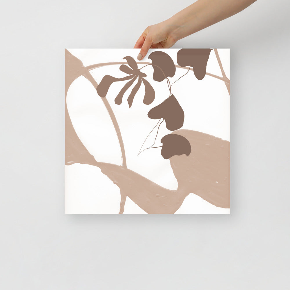 Tropical Botanical Wall Art – Modern Leaf Print