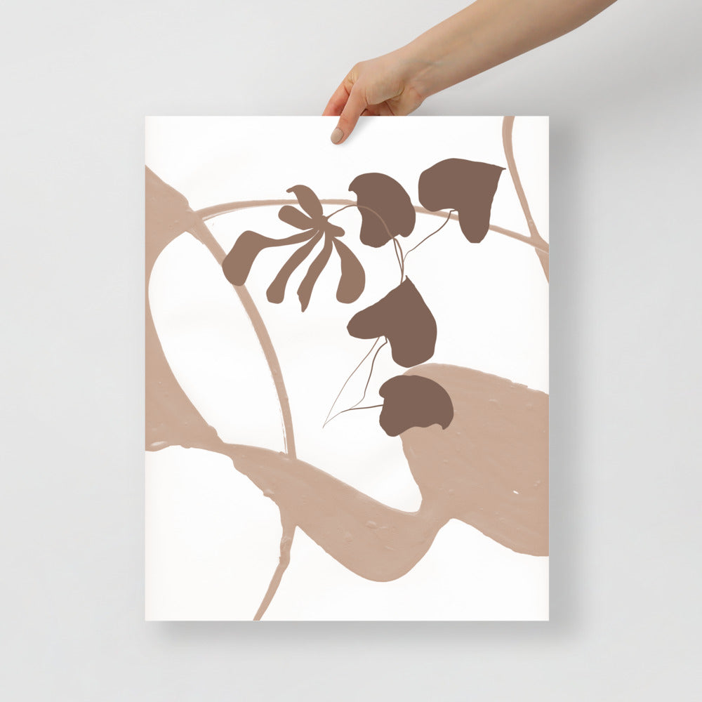 Tropical Botanical Wall Art – Modern Leaf Print