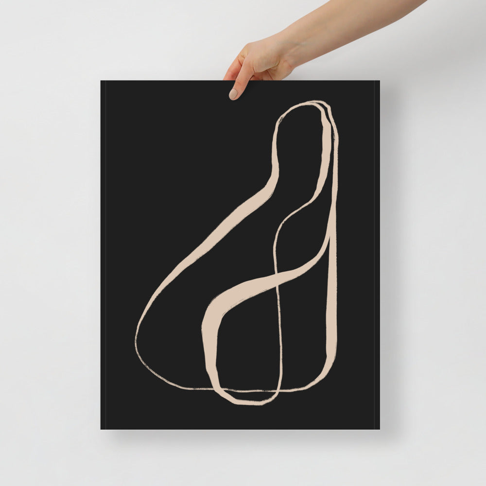 Minimalist Typography Wall Art – Modern Calligraphy Print