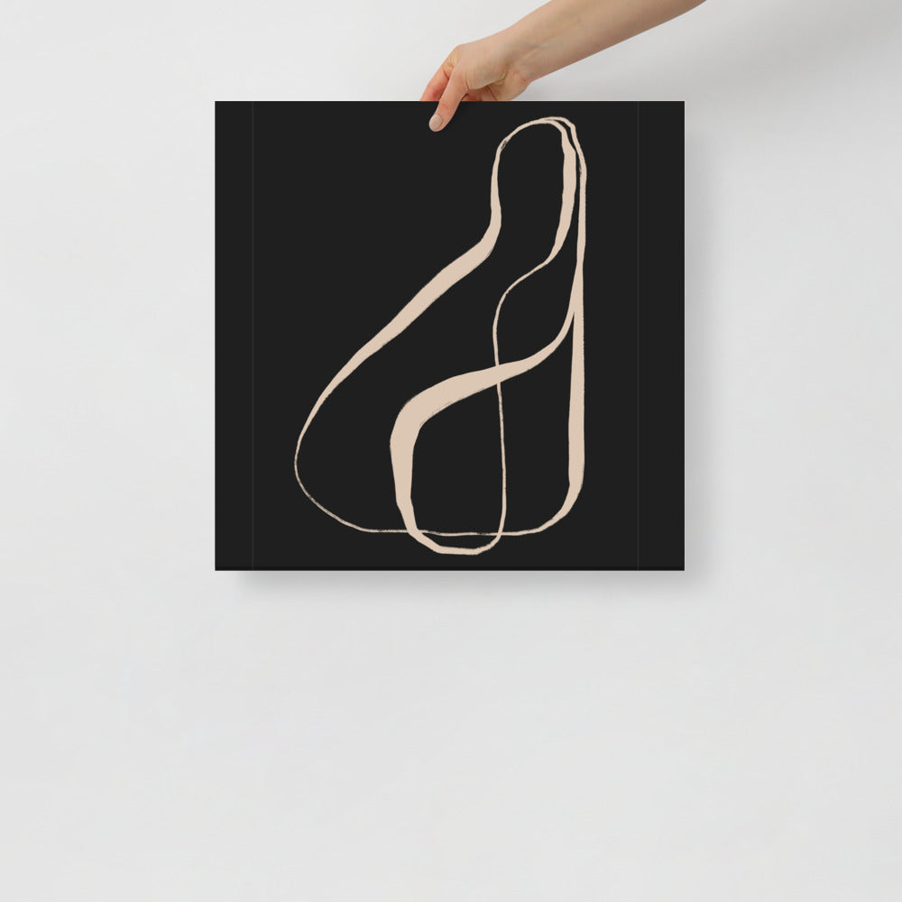 Minimalist Typography Wall Art – Modern Calligraphy Print