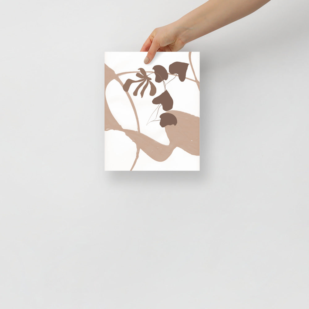 Tropical Botanical Wall Art – Modern Leaf Print