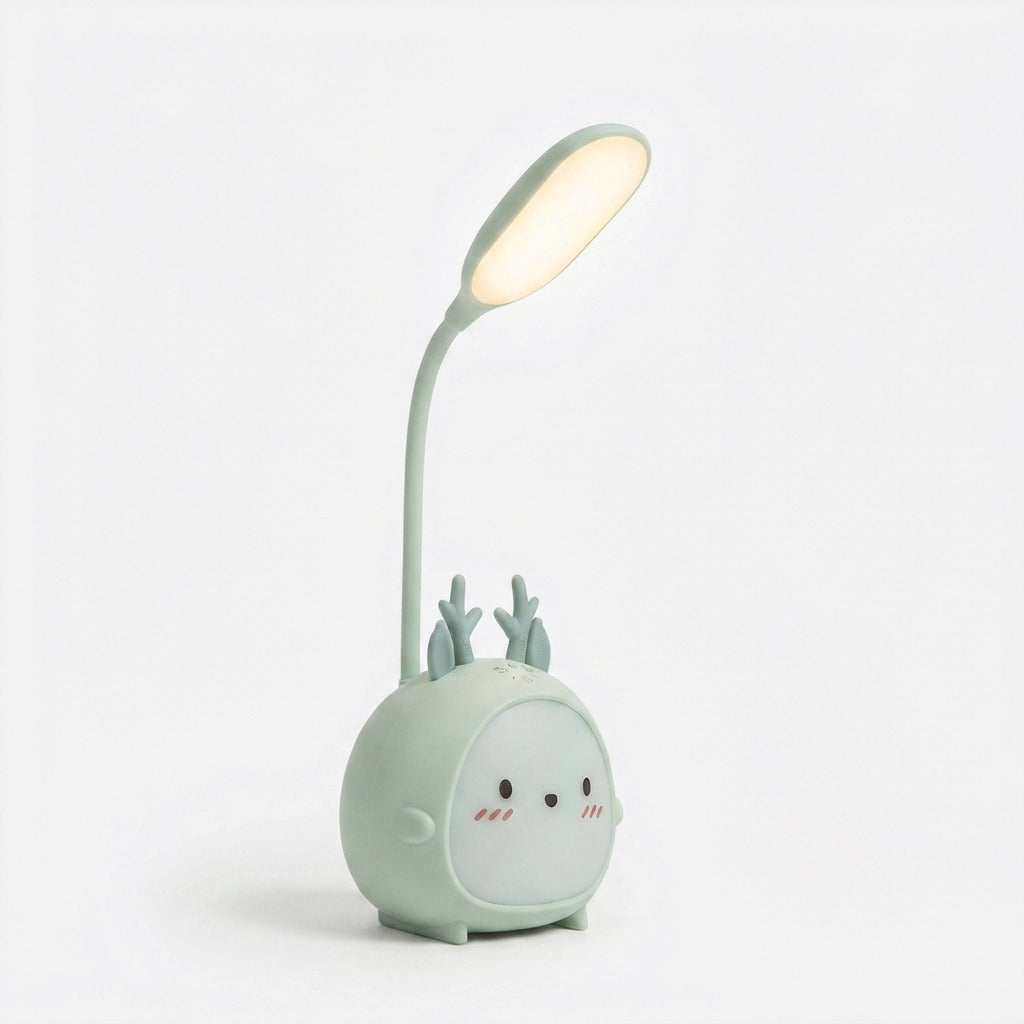 LED Animal Desk Lamp – Cartoon Design with Soft Light and Flexible Neck