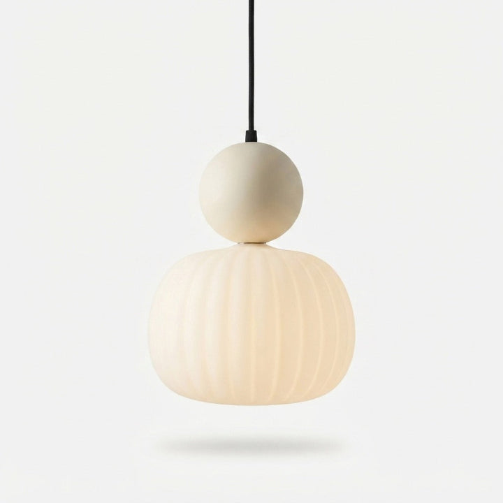 Opal Glass Pendant Light – E27 Ceiling Lamp, 4 Colours